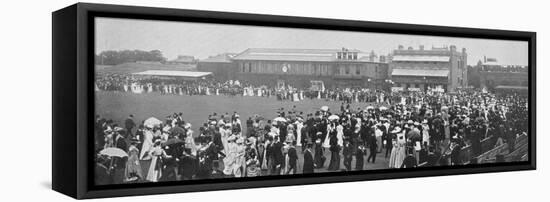 Lord's Cricket Ground, the Luncheon Interval, London, C1899-RW Thomas-Framed Stretched Canvas