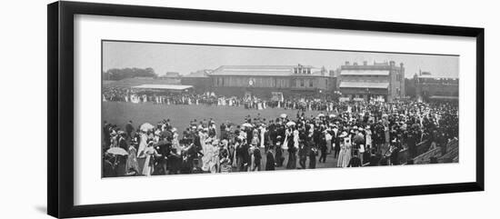 Lord's Cricket Ground, the Luncheon Interval, London, C1899-RW Thomas-Framed Photographic Print
