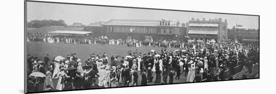 Lord's Cricket Ground, the Luncheon Interval, London, C1899-RW Thomas-Mounted Photographic Print