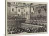 Lord Salisbury at Manchester, the Banquet at the Free Trade Hall-null-Stretched Canvas