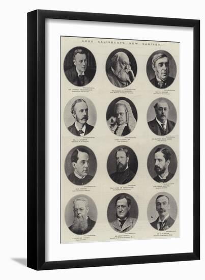 Lord Salisbury's New Cabinet-null-Framed Giclee Print