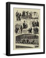 Lord Salisbury's Visit to Birmingham-null-Framed Giclee Print