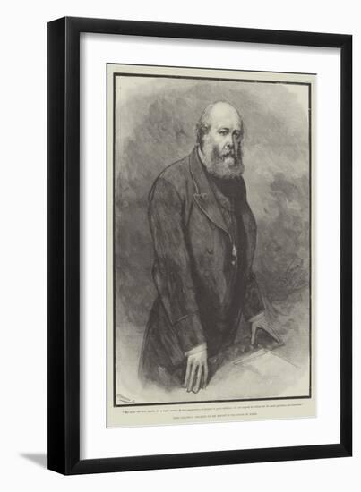 Lord Salisbury Speaking of Mr Bright in the House of Lords-Thomas Walter Wilson-Framed Giclee Print