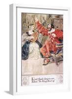 Lord Sands Sang Us a New Ballad, The King's Hunt's Up-Charles Edmund Brock-Framed Giclee Print