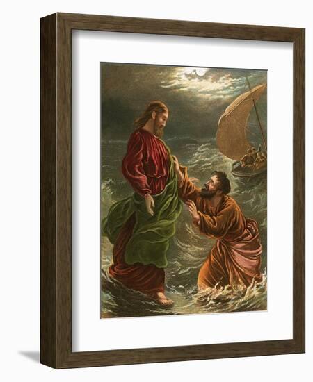 Lord, Save Me!-English-Framed Giclee Print