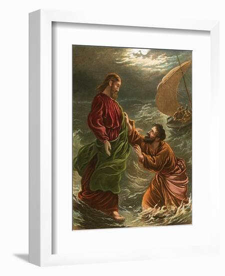 Lord, Save Me!-English-Framed Giclee Print