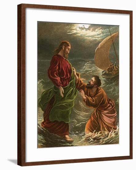 Lord, Save Me!-English-Framed Giclee Print