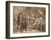 'Lord Saye and Sele Brought Before Jack Cade', 1886-W Ridgway-Framed Giclee Print