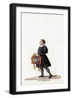 Lord Seal Keeper, Costume Design for Shakespeare's Play, Henry III, 19th Century-null-Framed Giclee Print