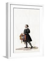 Lord Seal Keeper, Costume Design for Shakespeare's Play, Henry III, 19th Century-null-Framed Giclee Print