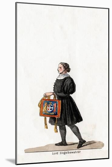 Lord Seal Keeper, Costume Design for Shakespeare's Play, Henry III, 19th Century-null-Mounted Giclee Print