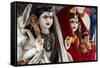 Lord Shiva and his wife Parvati, statues of Hindu gods, Kathmandu, Nepal, Asia-Godong-Framed Stretched Canvas