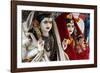 Lord Shiva and his wife Parvati, statues of Hindu gods, Kathmandu, Nepal, Asia-Godong-Framed Photographic Print