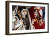 Lord Shiva and his wife Parvati, statues of Hindu gods, Kathmandu, Nepal, Asia-Godong-Framed Photographic Print