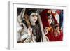 Lord Shiva and his wife Parvati, statues of Hindu gods, Kathmandu, Nepal, Asia-Godong-Framed Photographic Print