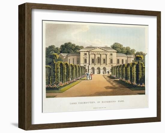 Lord Sidmouth's, in Richmond Park-Humphry Repton-Framed Giclee Print
