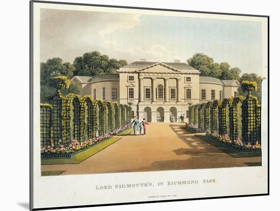 Lord Sidmouth's, in Richmond Park-Humphry Repton-Mounted Giclee Print