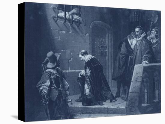 Lord Strafford led to execution-Hippolyte Delaroche-Stretched Canvas