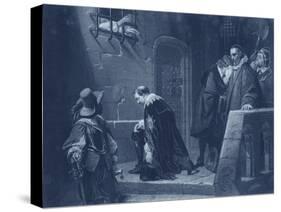 Lord Strafford led to execution-Hippolyte Delaroche-Stretched Canvas