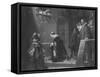 Lord Strafford led to execution-Hippolyte Delaroche-Framed Stretched Canvas