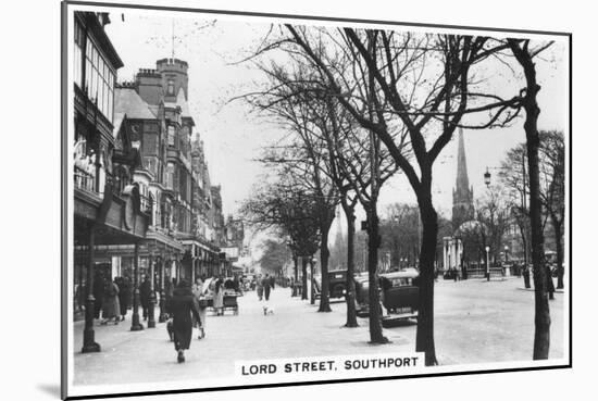 Lord Street, Southport, 1937-null-Mounted Giclee Print