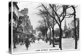 Lord Street, Southport, 1937-null-Stretched Canvas