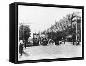 Lord Street, Southport, Metropolitan Borough of Sefton-null-Framed Stretched Canvas