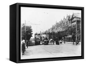 Lord Street, Southport, Metropolitan Borough of Sefton-null-Framed Stretched Canvas