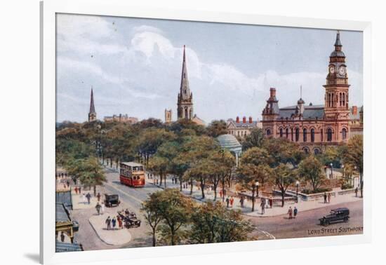 Lord Street, Southport-Alfred Robert Quinton-Framed Giclee Print