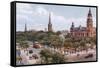 Lord Street, Southport-Alfred Robert Quinton-Framed Stretched Canvas