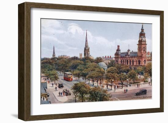 Lord Street, Southport-Alfred Robert Quinton-Framed Giclee Print