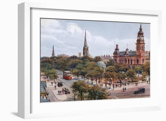 Lord Street, Southport-Alfred Robert Quinton-Framed Giclee Print