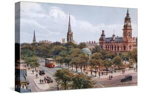 Lord Street, Southport-Alfred Robert Quinton-Stretched Canvas