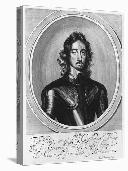 Lord Thomas Fairfax-William Faithorne-Stretched Canvas