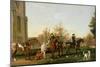 Lord Torrington's Hunt Servants Setting Out from Southill, Bedfordshire, c.1765-8-George Stubbs-Mounted Giclee Print