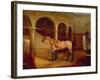 Lord Villiers' Roan Hack in the Stables at Middleton Park, 1834-John E. Ferneley-Framed Giclee Print