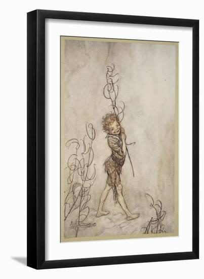 Lord, What Fools These Mortals Be!, Illustration from 'Midsummer Nights Dream'-Arthur Rackham-Framed Giclee Print