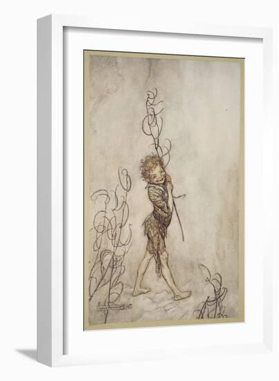 Lord, What Fools These Mortals Be!, Illustration from 'Midsummer Nights Dream'-Arthur Rackham-Framed Giclee Print