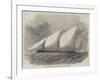 Lord Willoughby D'Eresby's Lugger-Yacht New Moon-null-Framed Giclee Print