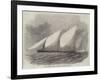 Lord Willoughby D'Eresby's Lugger-Yacht New Moon-null-Framed Giclee Print