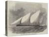 Lord Willoughby D'Eresby's Lugger-Yacht New Moon-null-Stretched Canvas