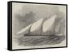 Lord Willoughby D'Eresby's Lugger-Yacht New Moon-null-Framed Stretched Canvas