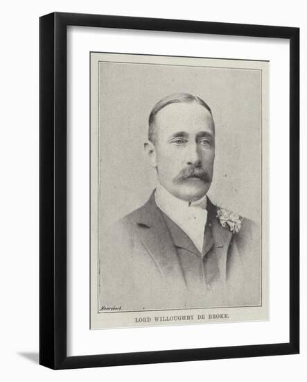 Lord Willoughby De Broke-null-Framed Giclee Print