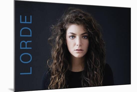 Lorde Royals-null-Mounted Poster