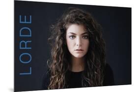 Lorde Royals-null-Mounted Poster