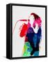 Lorde Watercolor-Lora Feldman-Framed Stretched Canvas