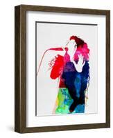 Lorde Watercolor-Lora Feldman-Framed Art Print