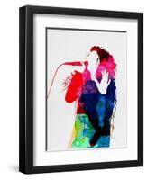 Lorde Watercolor-Lora Feldman-Framed Art Print