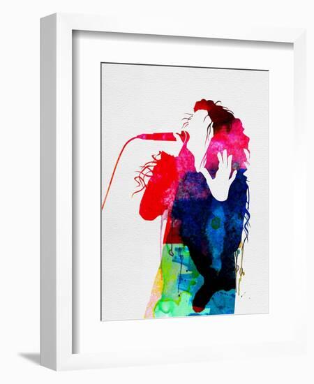 Lorde Watercolor-Lora Feldman-Framed Art Print