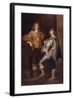 Lords John and Bernard Stuart, after Anthony Van Dyck, C.1760-70-Thomas Gainsborough-Framed Giclee Print